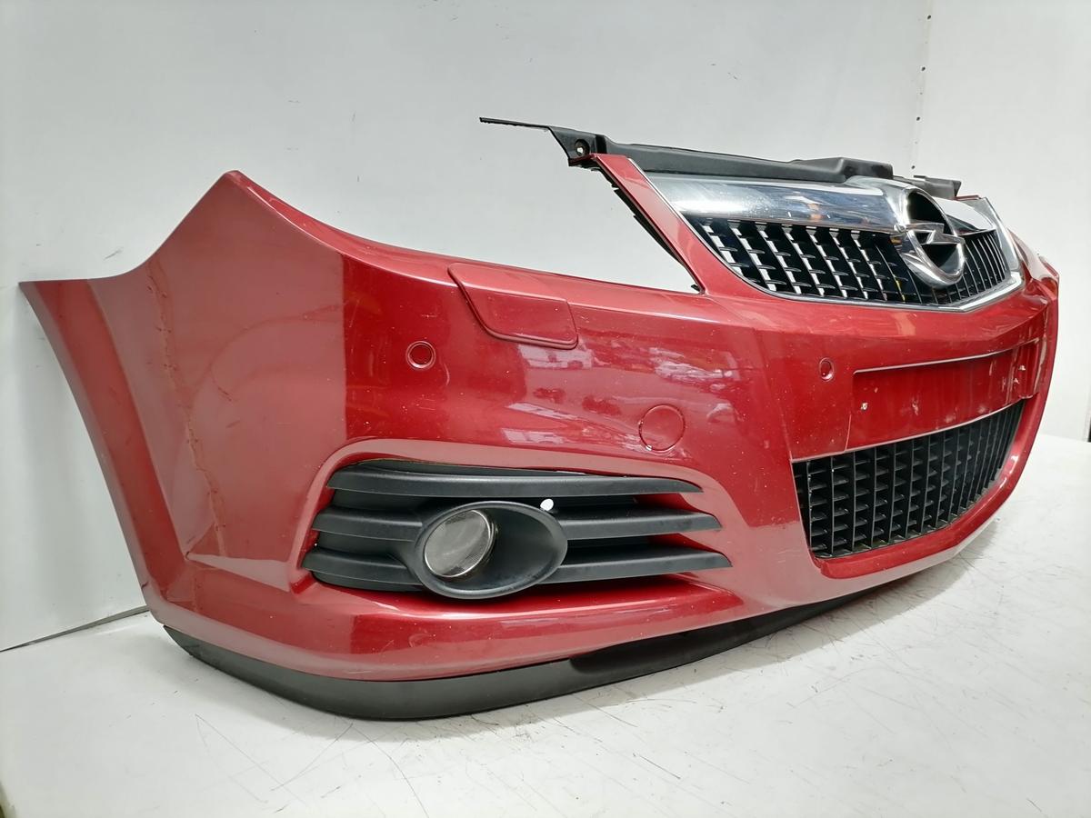 Opel Vectra C Bj.2006 original Sto&szlig;stange Stossf&auml;nger vorn Z50C Granatapfelrot Facelift Bj.2006